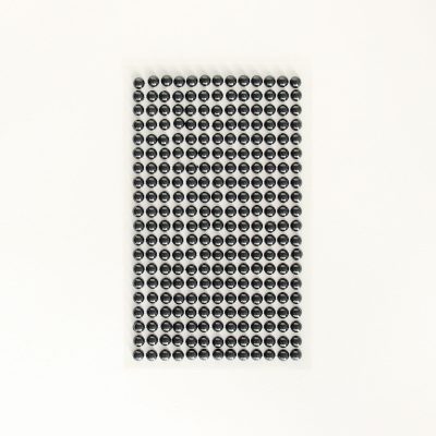 Perle adezive 6 mm negre